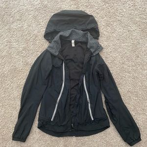Lululemon Black Rain Jacket